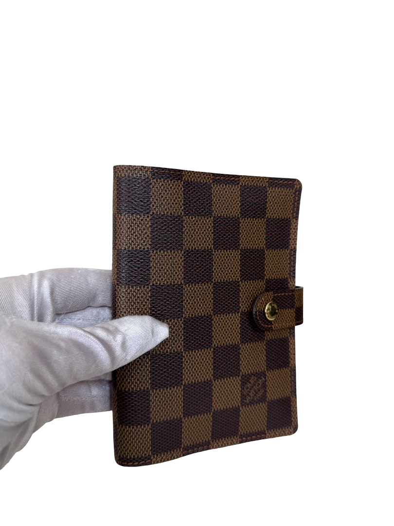 Louis Vuitton Ring Agenda Damier Ebene Canvas