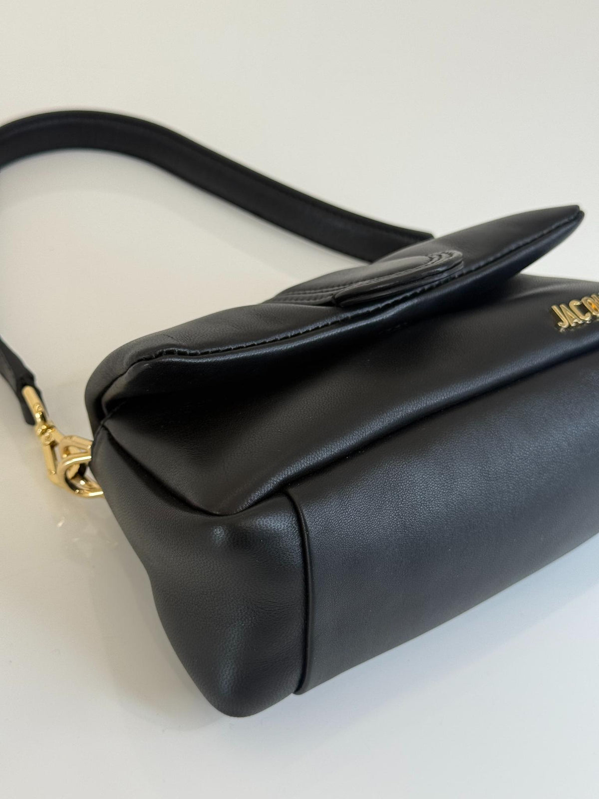 Jacquemus Le Petit Bambimou Black Padded Leather Shoulder Bag