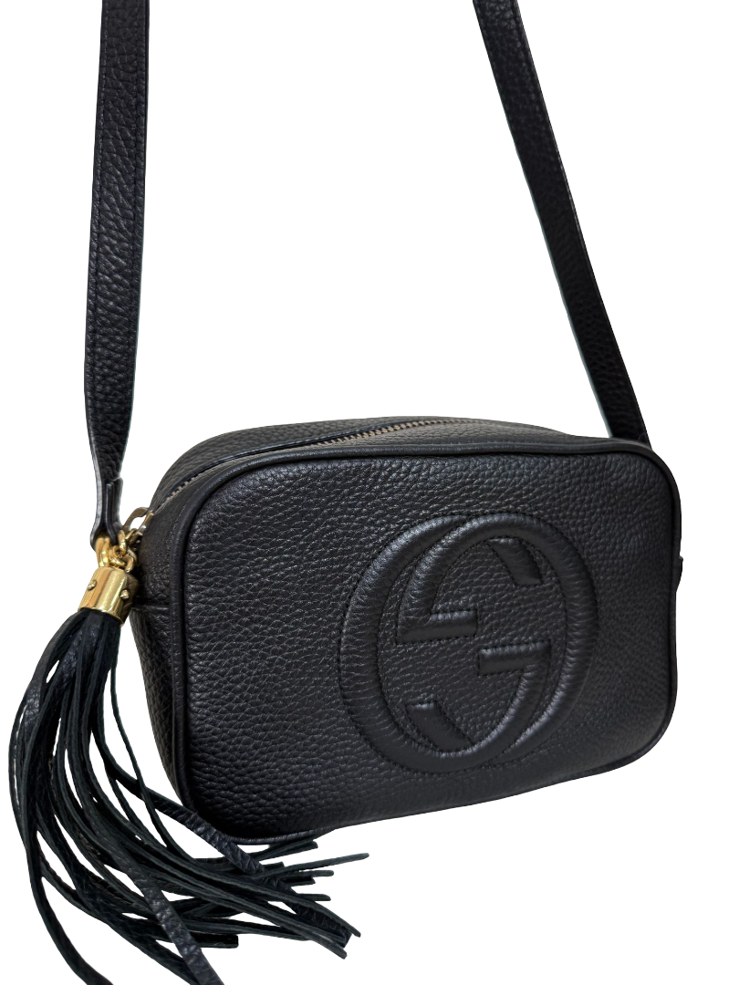 Gucci Mini Soho Disco Black Crossbody Bag