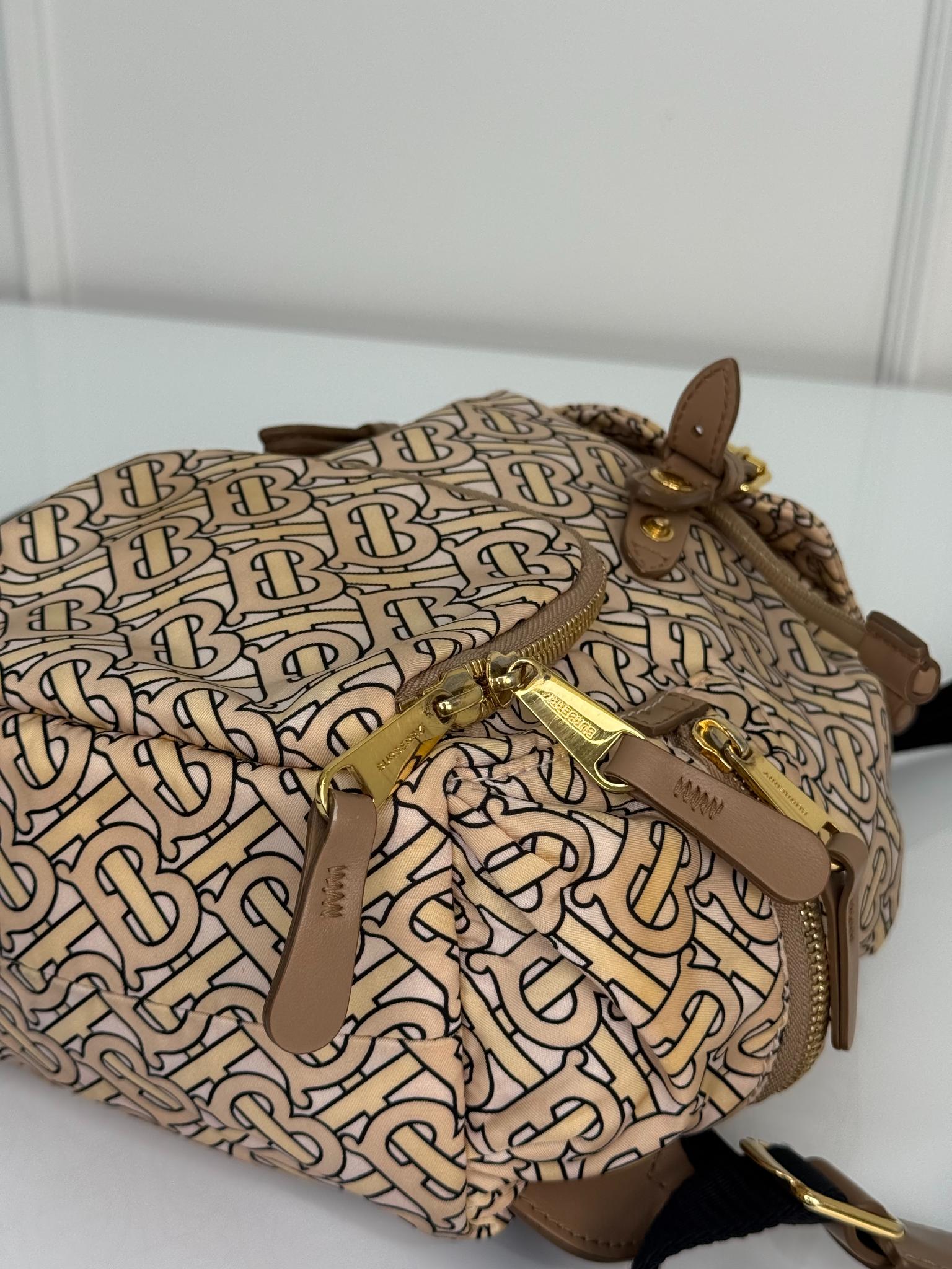 Burberry The Rucksack TB Monogram Small Backpack