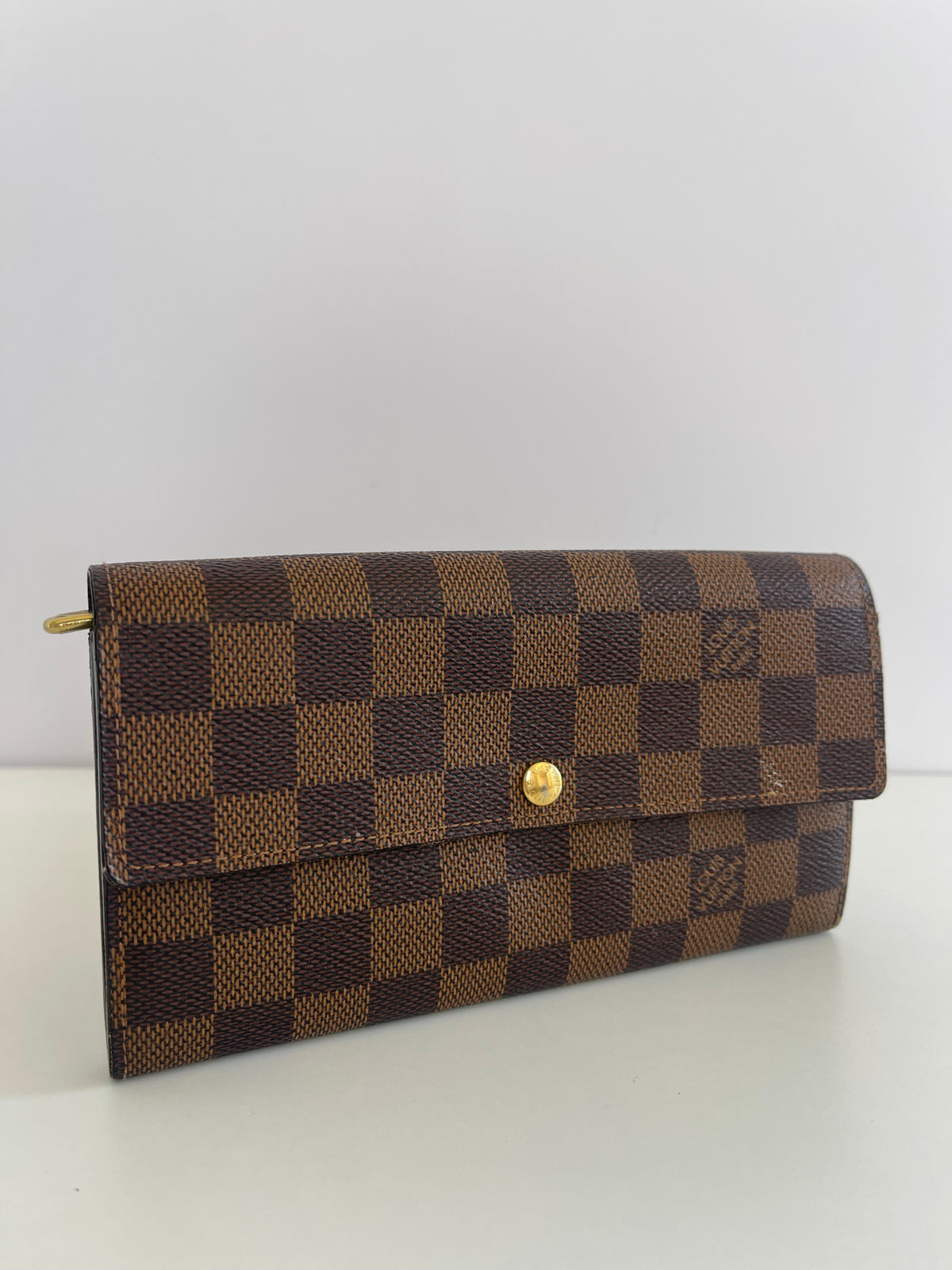 Louis Vuitton Damier Ebene Sarah Wallet
