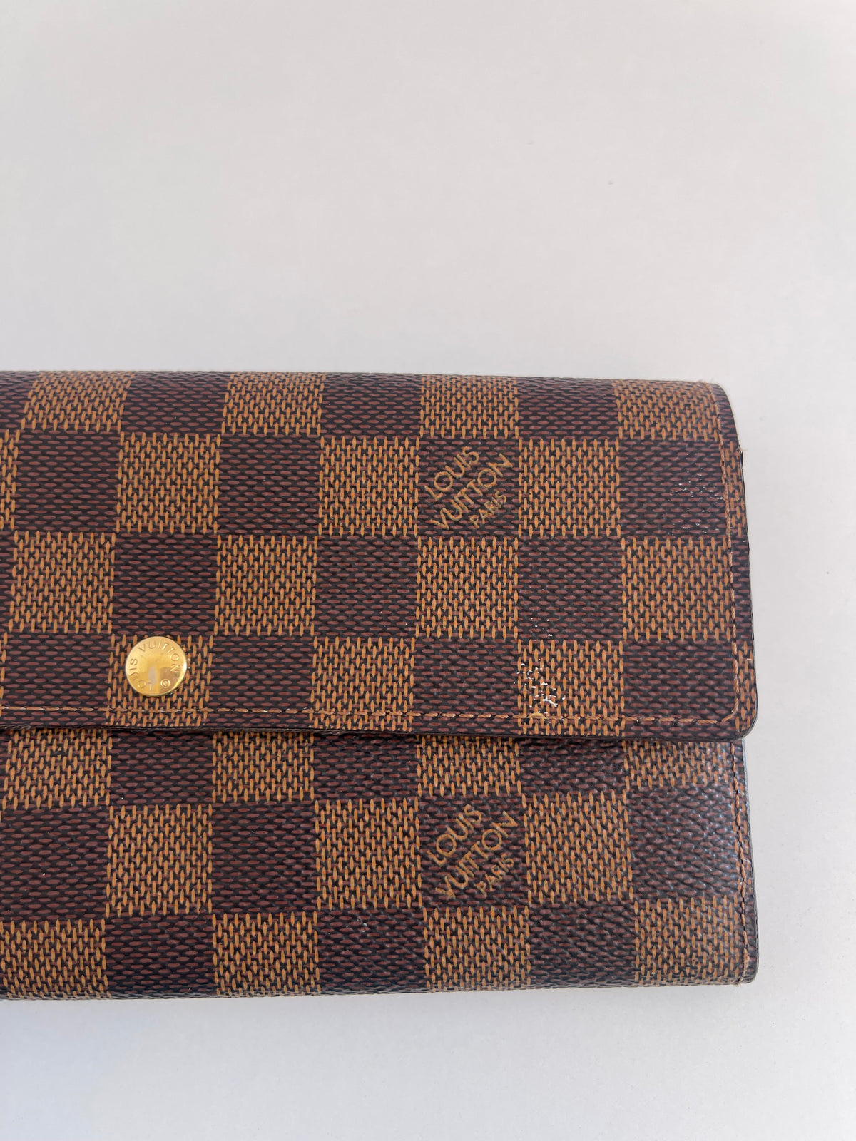 Louis Vuitton Damier Ebene Sarah Wallet