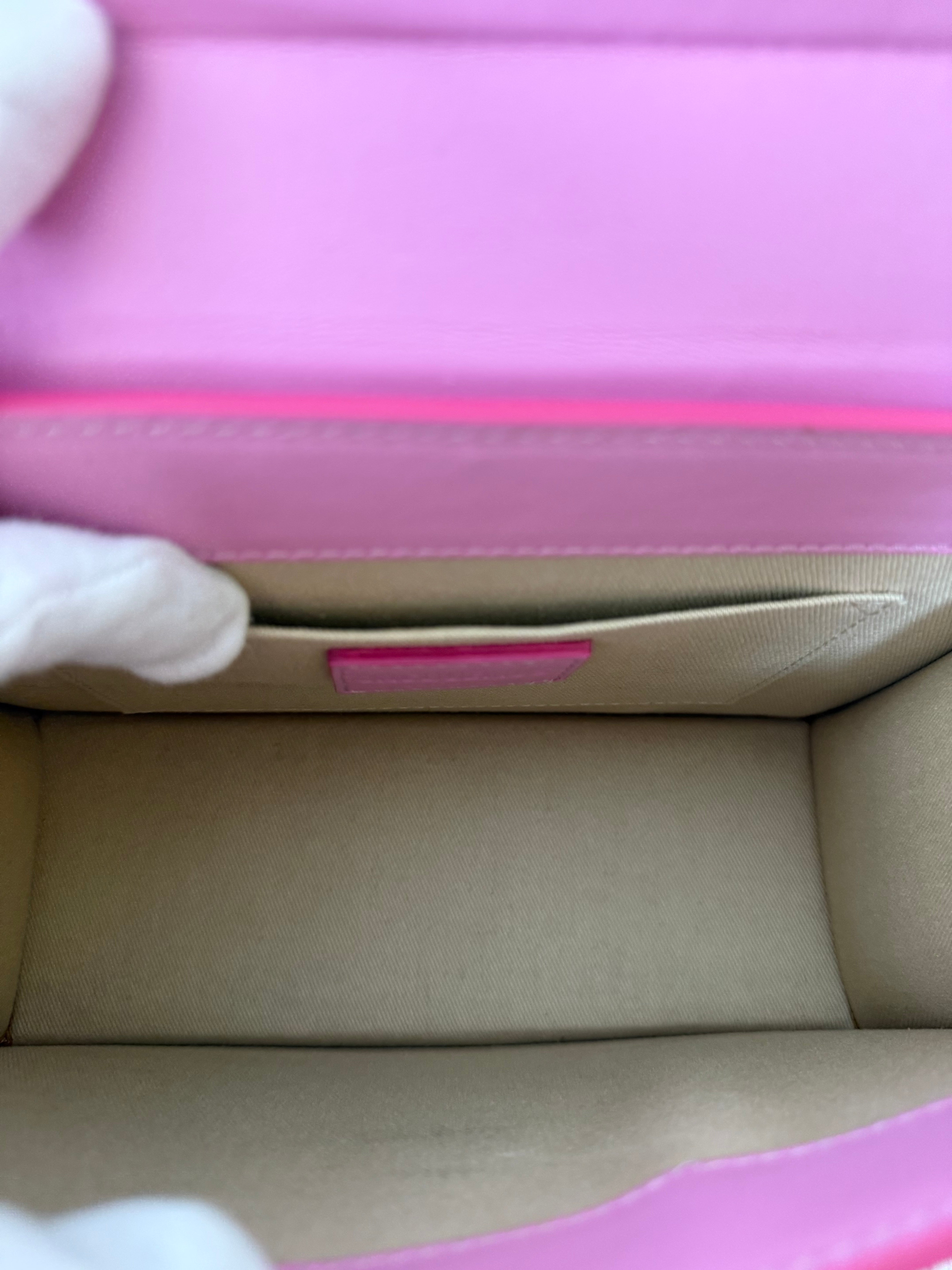 Jacquemus Le Grand Chiquito Light Pink Leather Handbag