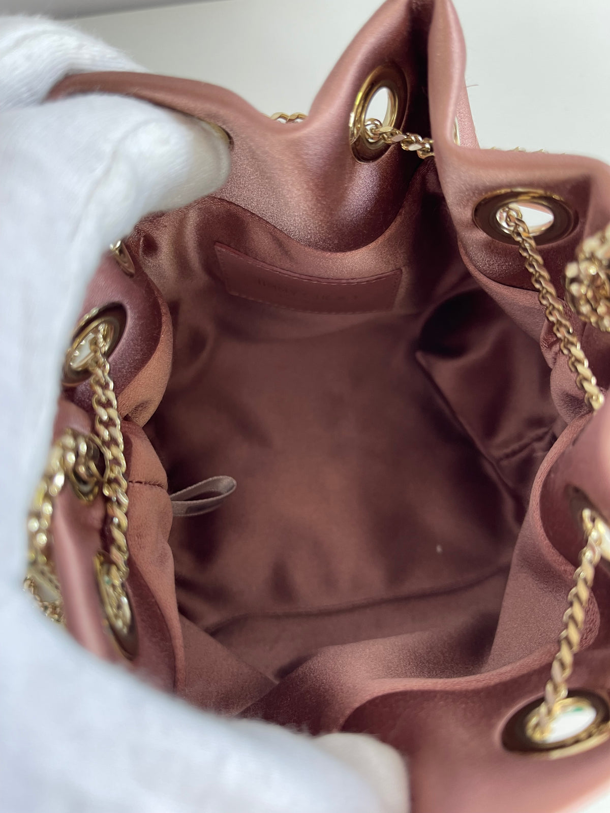 Jimmy Choo Satin Crystal Embellished Top Handle Bon Bon Bag
