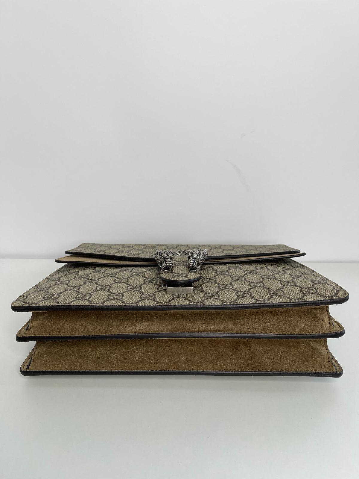Gucci GG Dionysus Beige And Ebony GG Supreme Coated Canvas Small