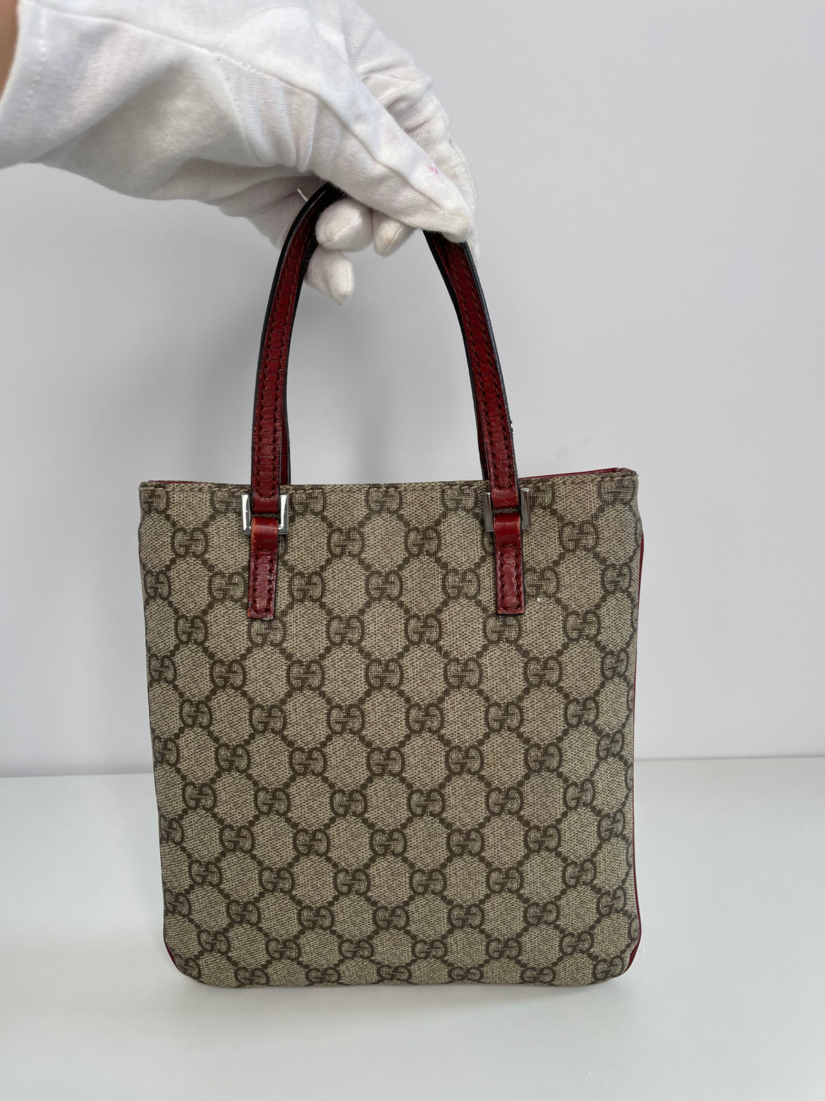 Gucci GG Supreme Mini Vertical Tote