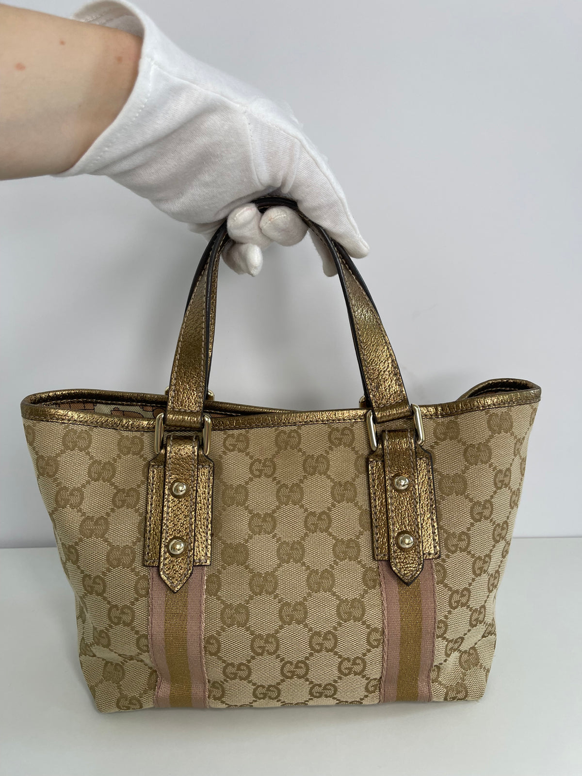 Gucci GG Canvas Jolicoeur Hand Bag