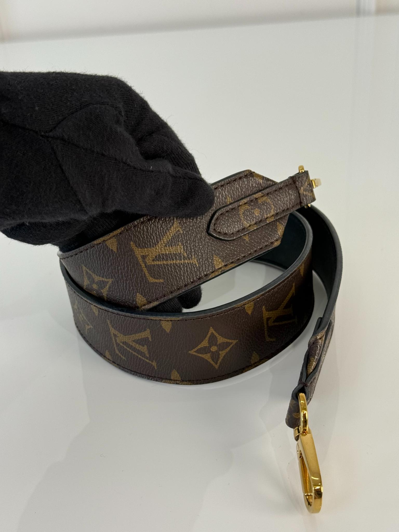 Louis Vuitton Bandouliere Monogram/Leather Bag Strap