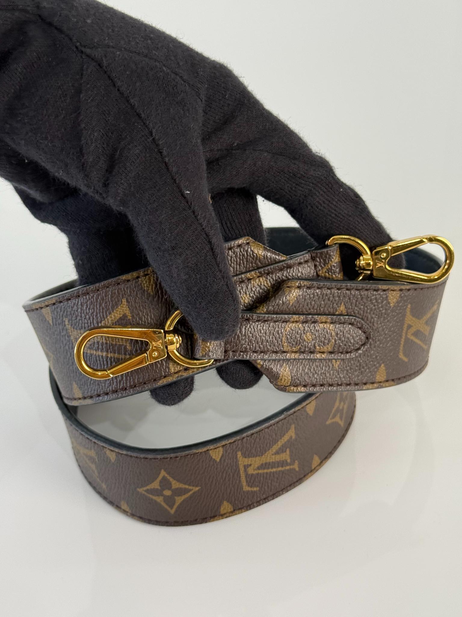 Louis Vuitton Bandouliere Monogram/Leather Bag Strap