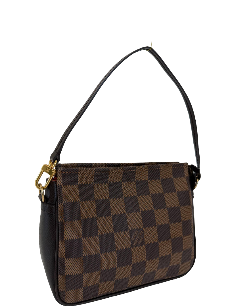 Louis Vuitton Navona Pochette Damier Ebene Canvas