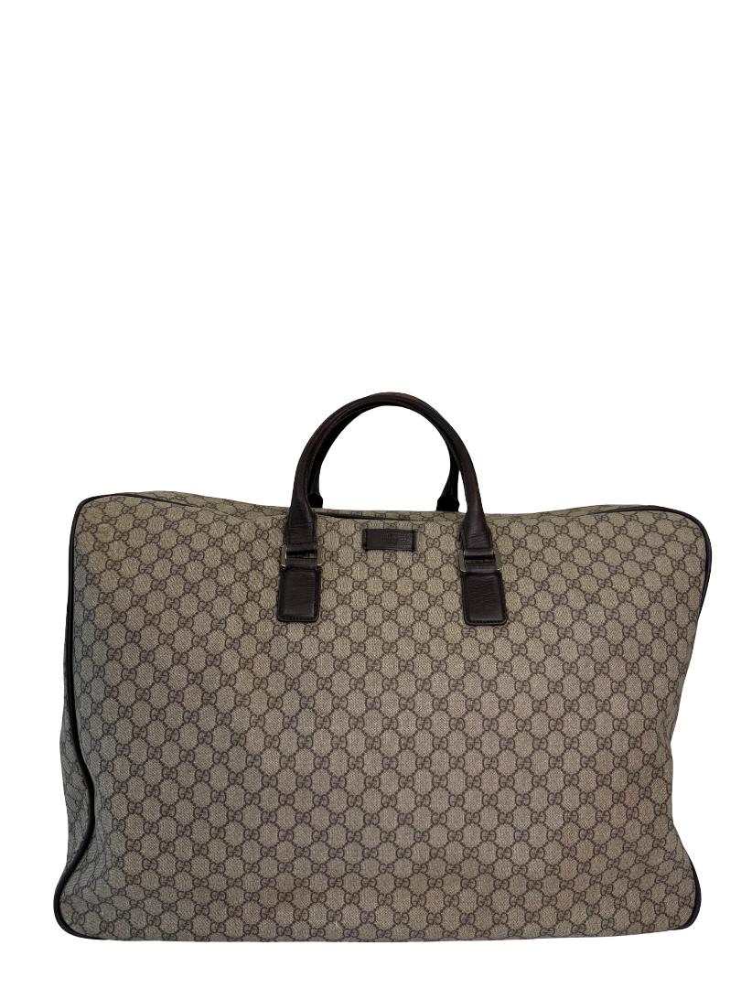 Gucci GG Supreme Canvas Travel Duffle Bag