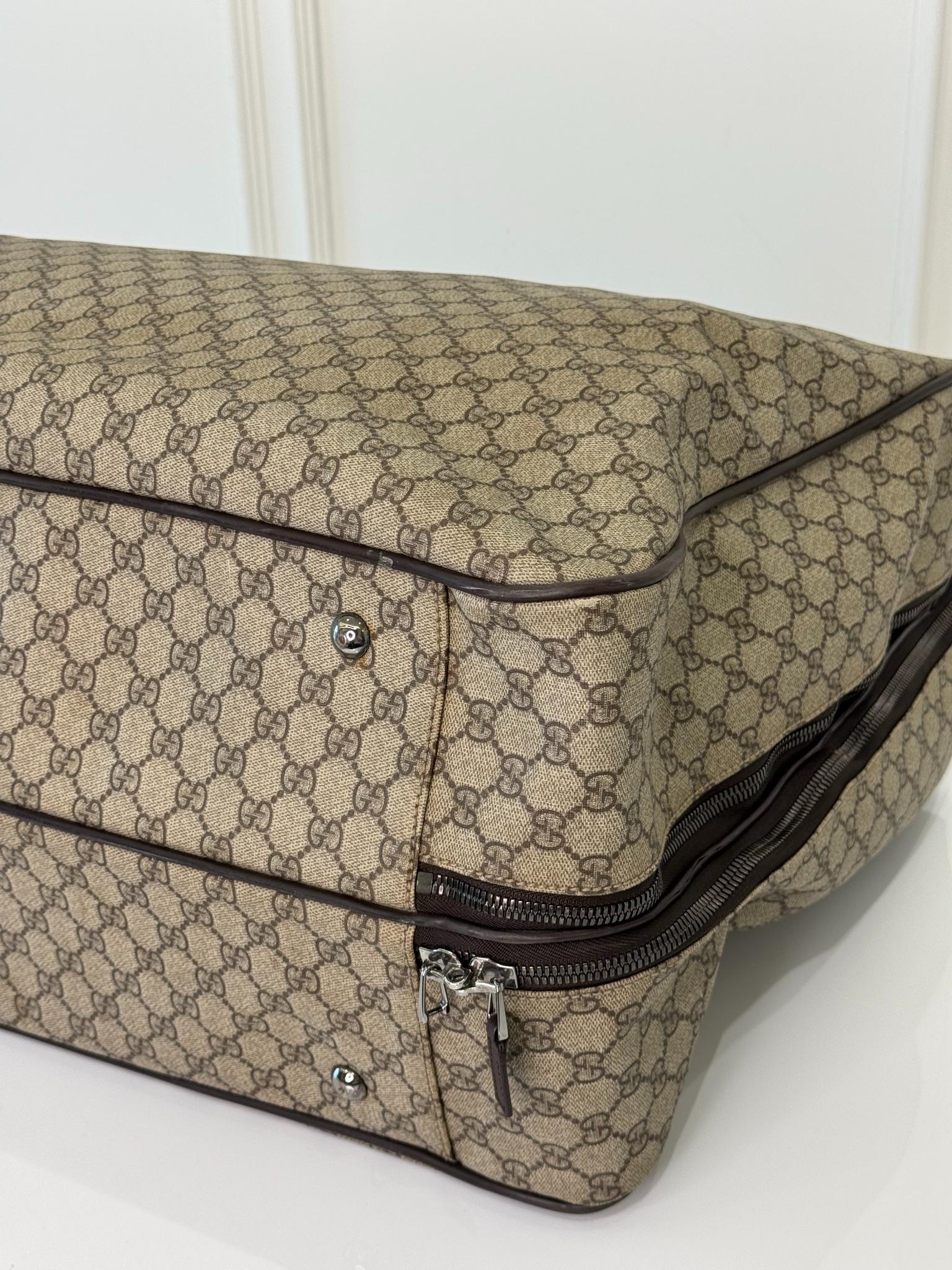 Gucci GG Supreme Canvas Travel Duffle Bag
