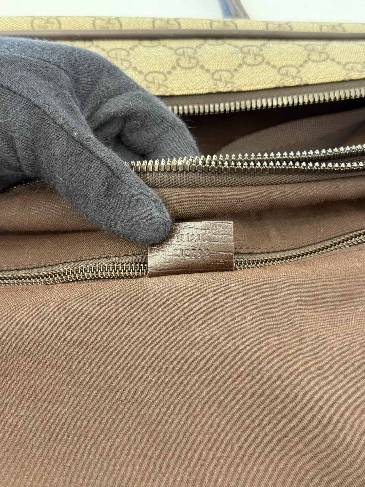 Gucci GG Supreme Canvas Travel Duffle Bag