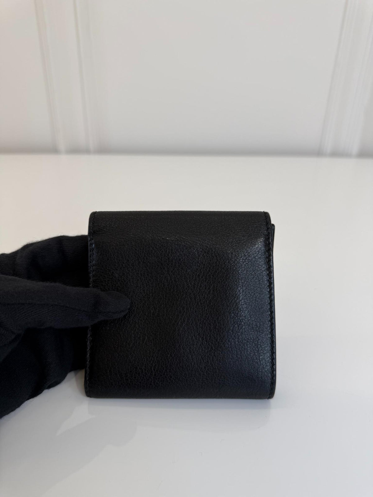 Fendi Vintage Black Leather Wallet