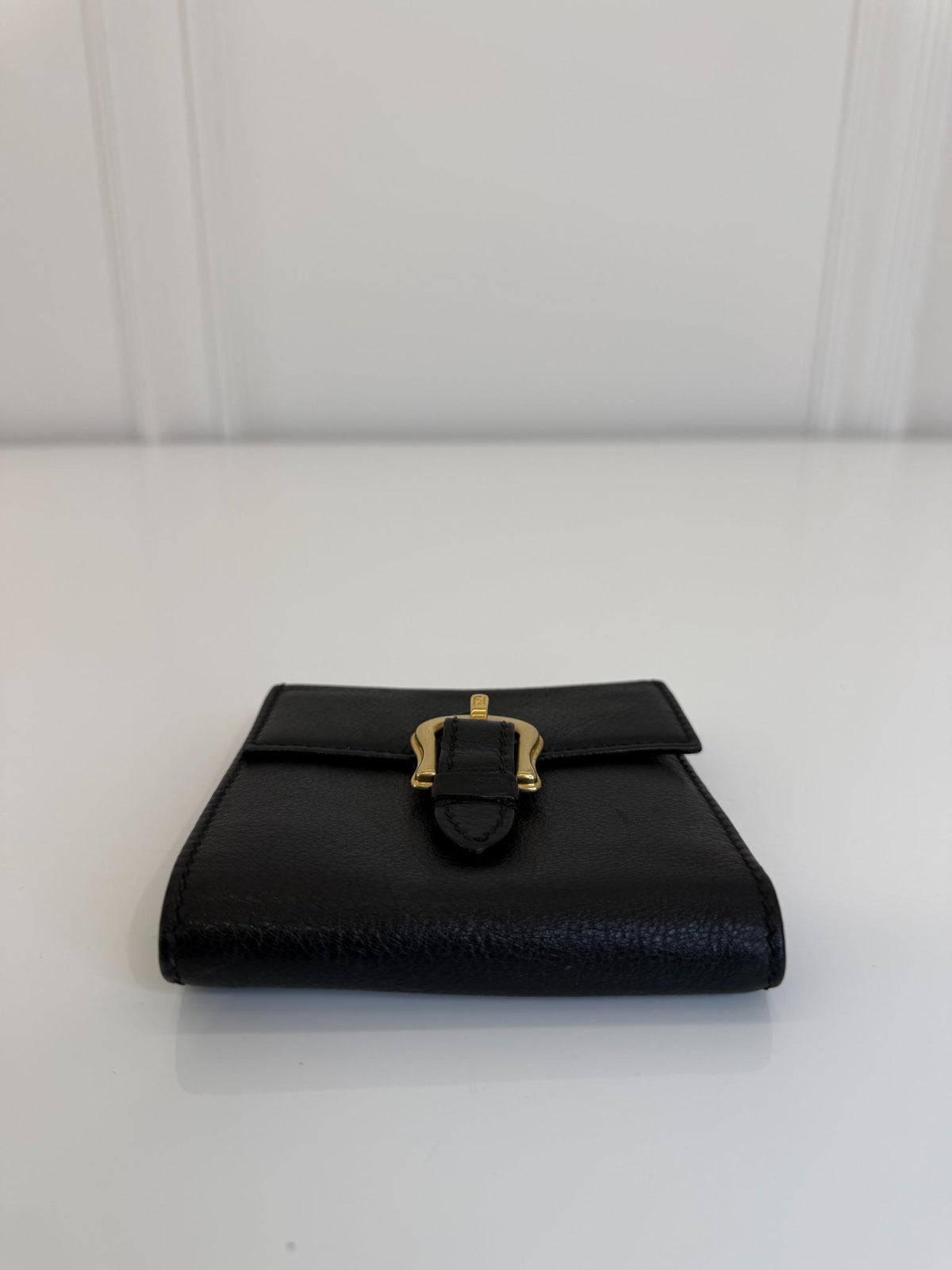 Fendi Vintage Black Leather Wallet