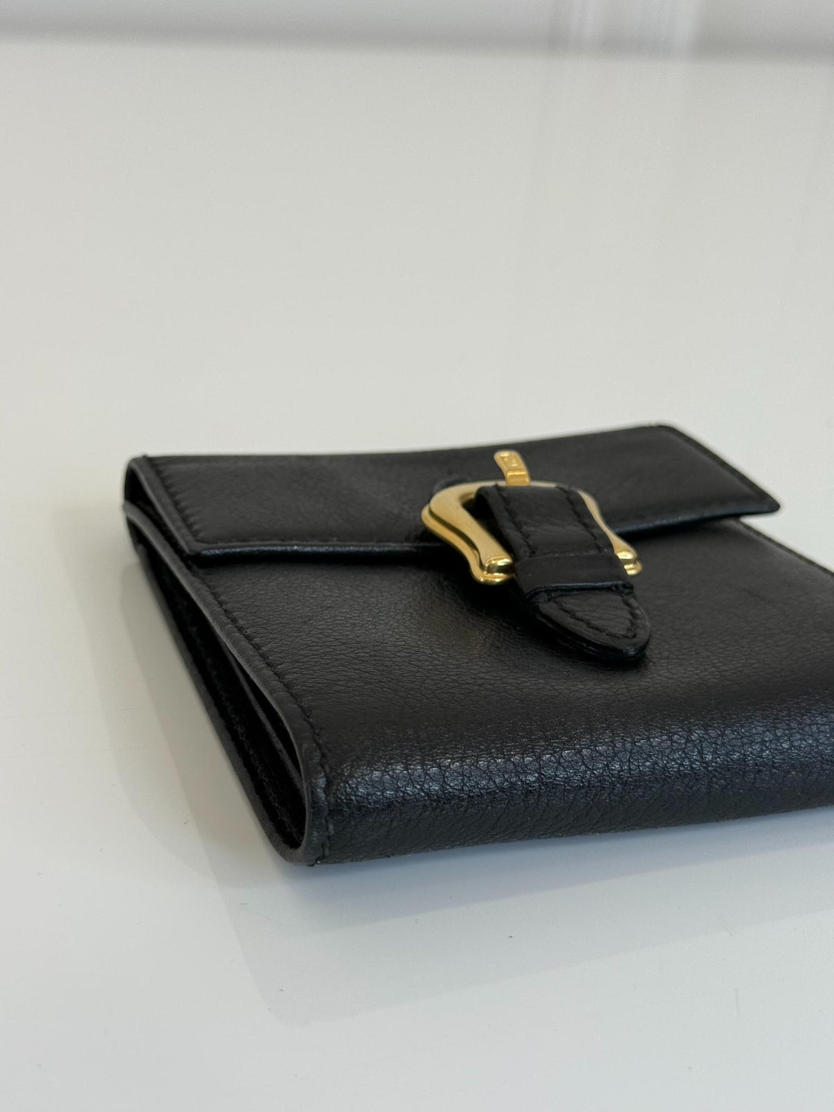 Fendi Vintage Black Leather Wallet