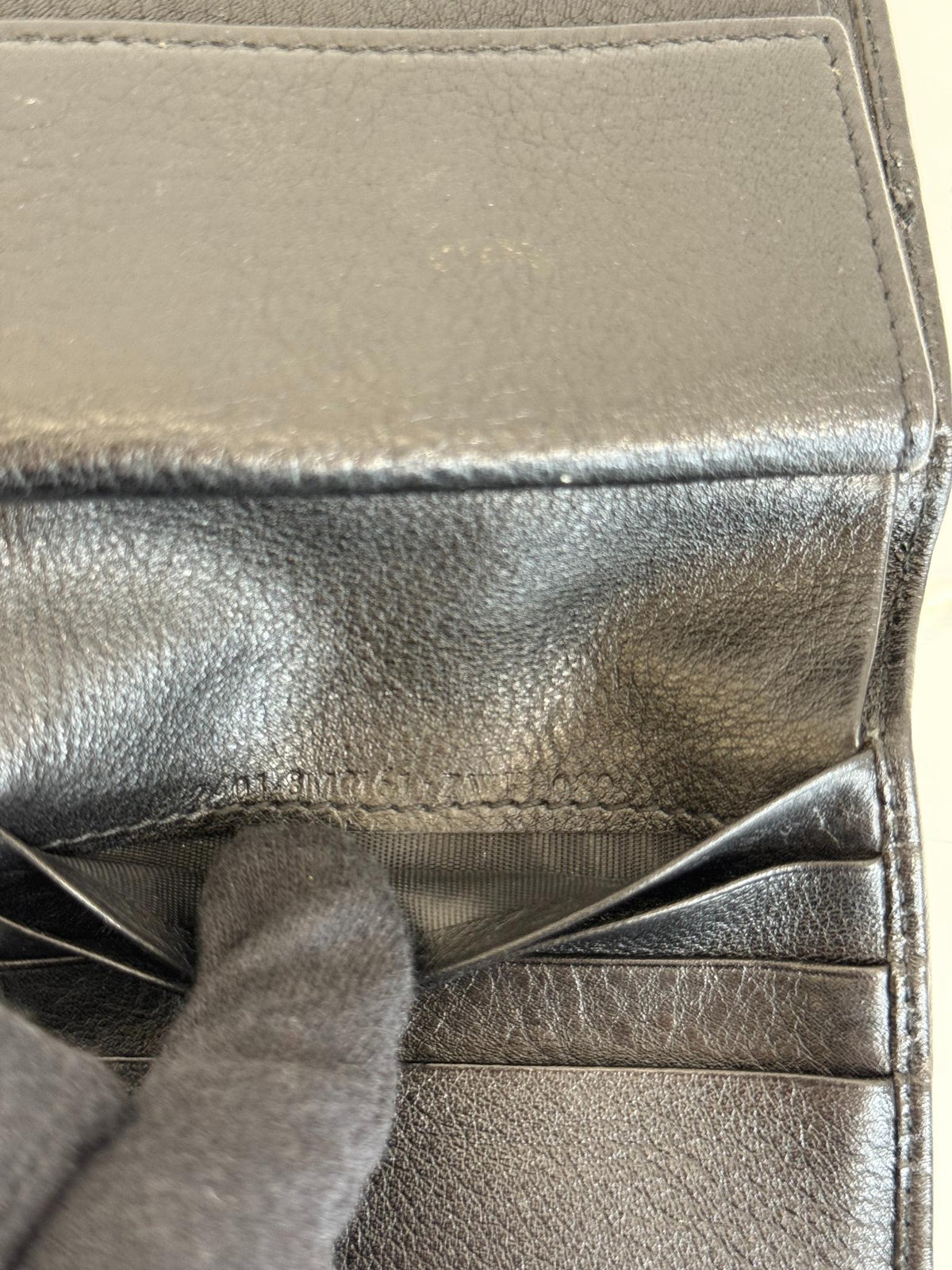 Fendi Vintage Black Leather Wallet