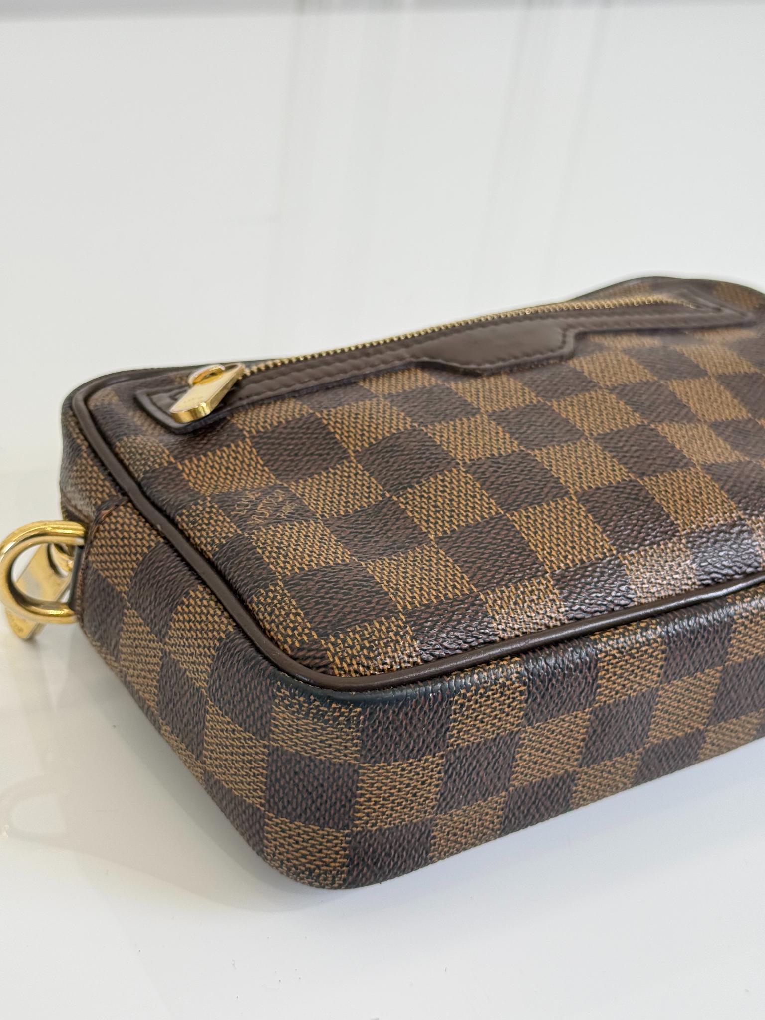 Louis Vuitton Macau Pochette Damier Ebene Canvas