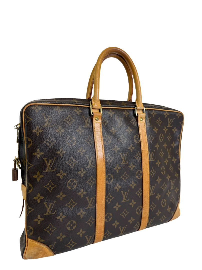 Louis Vuitton Porte-Documents Voyage Monogram Canvas Briefcase