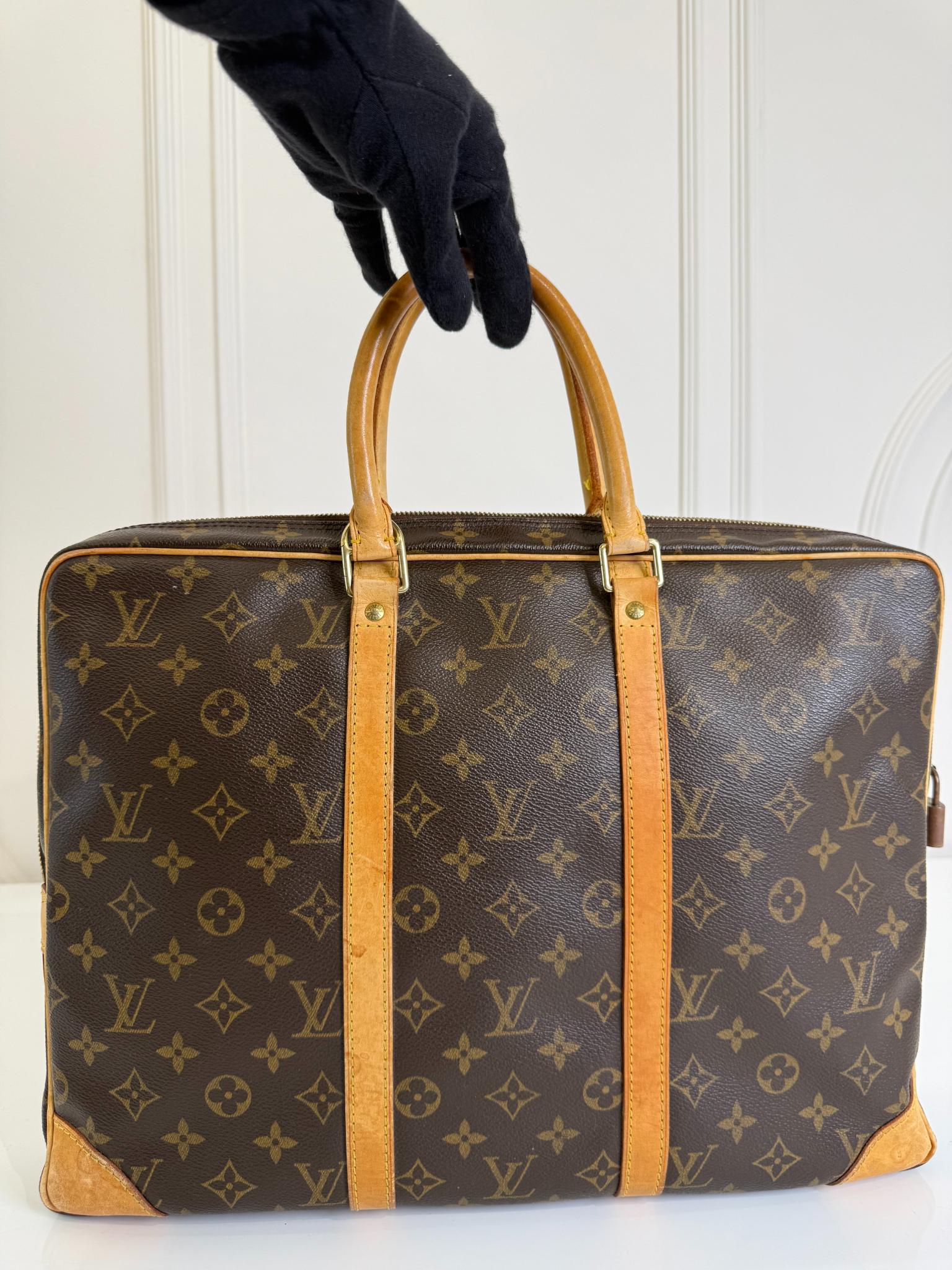 Louis Vuitton Porte-Documents Voyage Monogram Canvas Briefcase