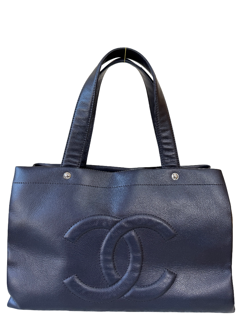 Chanel Ultimate Executive Large Navy Caviar Tote