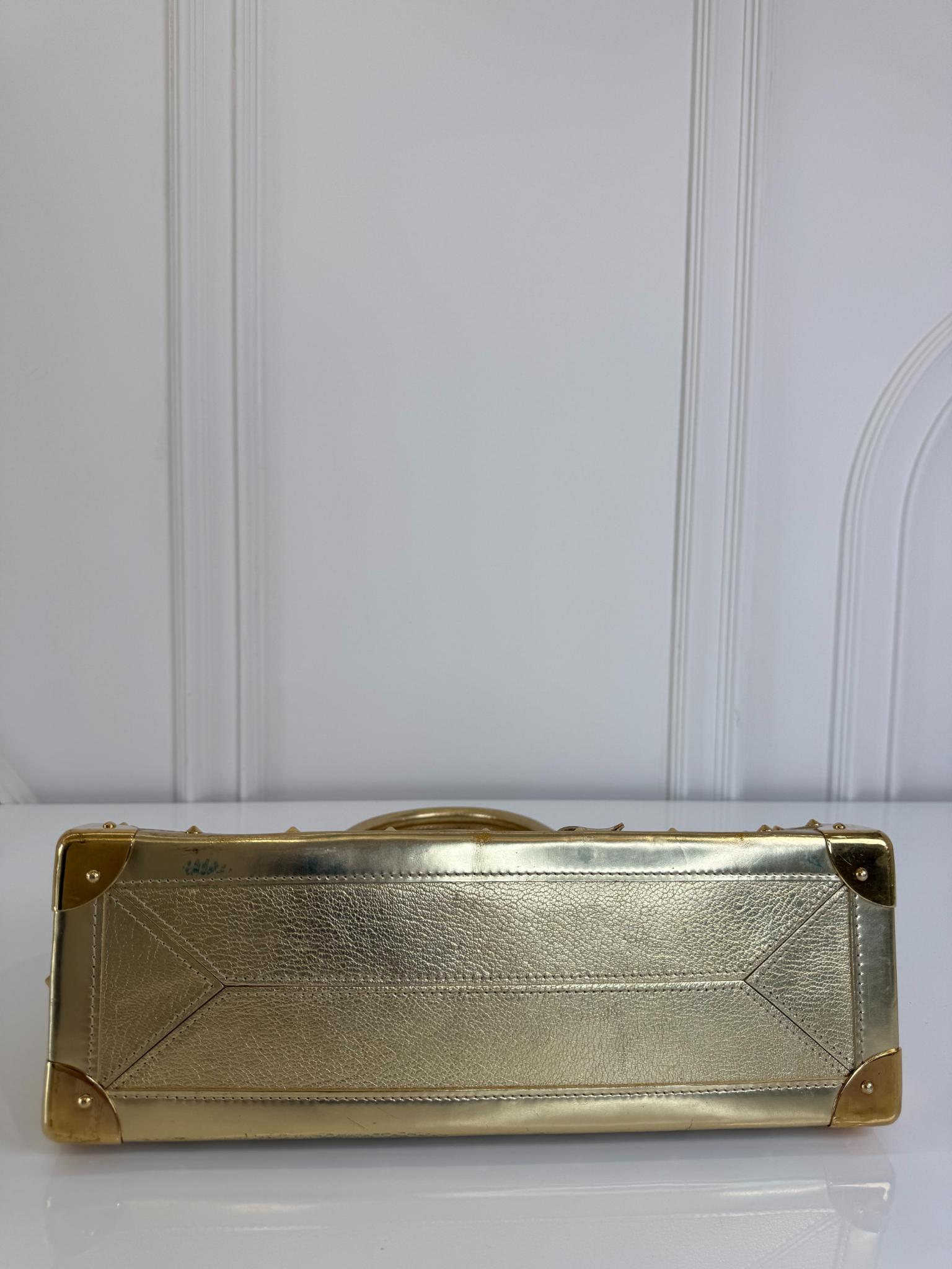Louis Vuitton Gold Suhali Leather Le Fabuleux Shoulder Bag