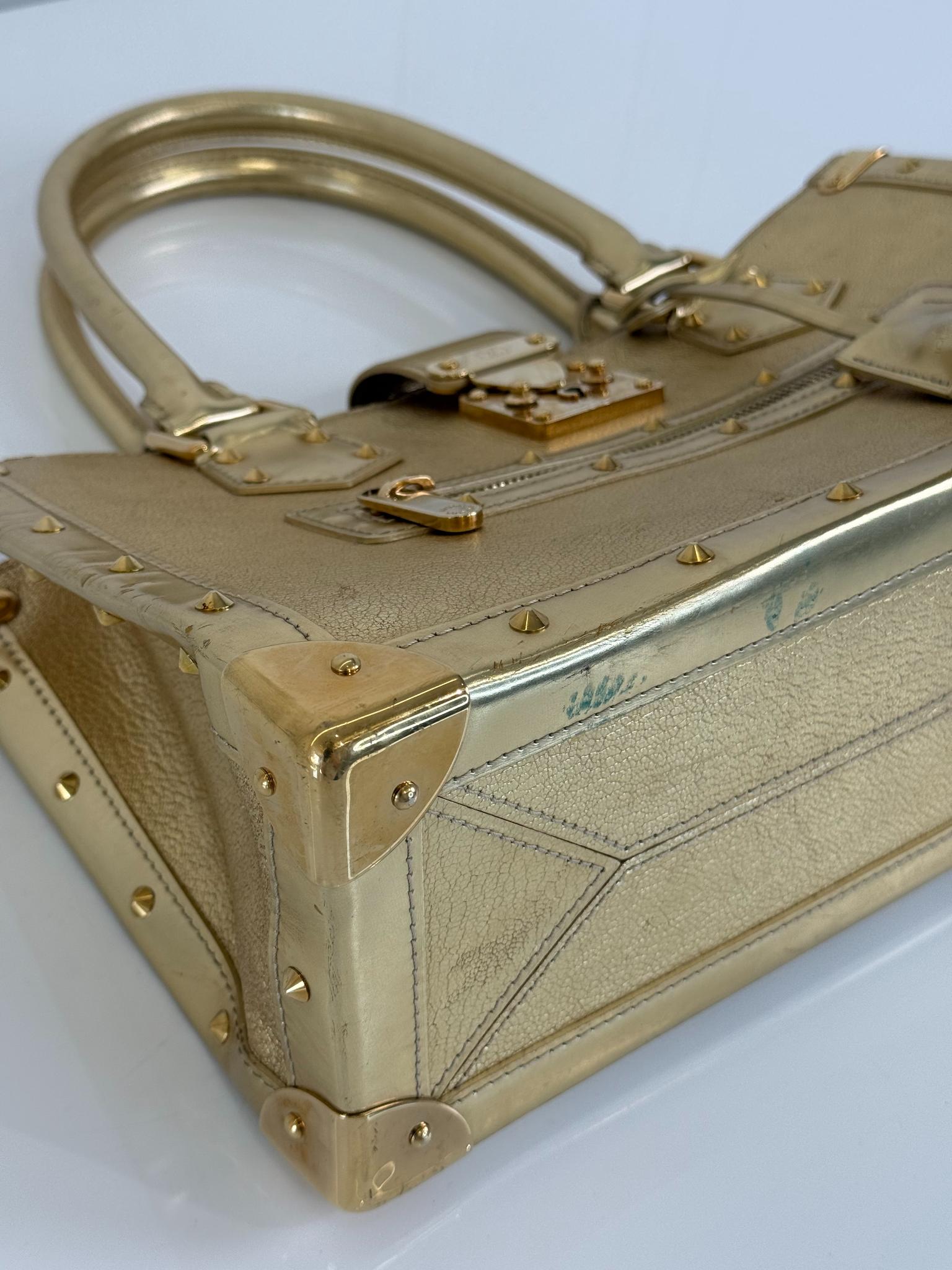Louis Vuitton Gold Suhali Leather Le Fabuleux Shoulder Bag