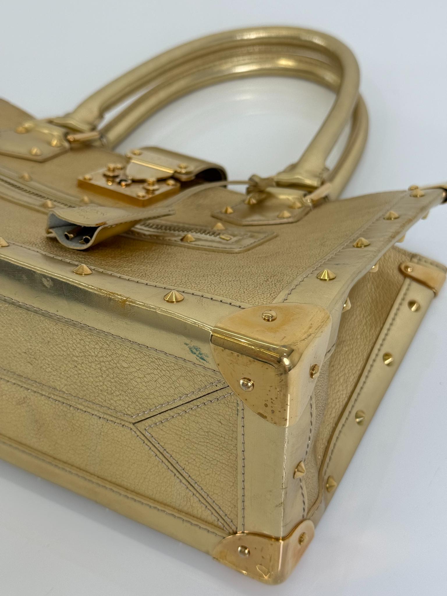 Louis Vuitton Gold Suhali Leather Le Fabuleux Shoulder Bag