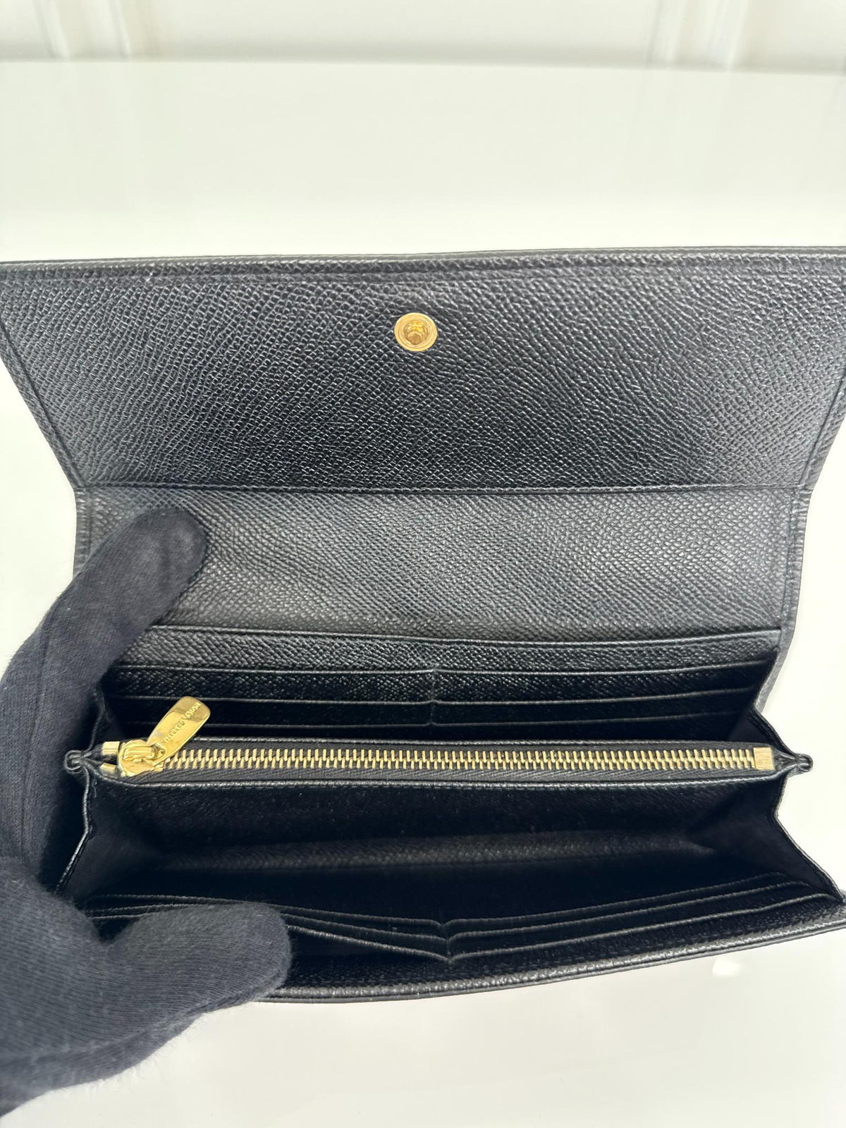 Dolce Gabbana Leopard Print Leather Continental Wallet