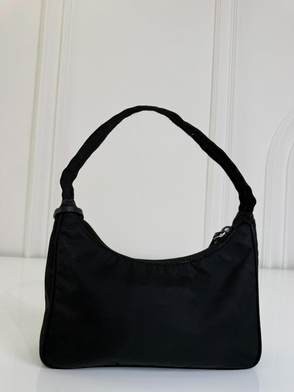 Prada Re-Edition 2000 Re-Nylon and Saffiano Black Pochette