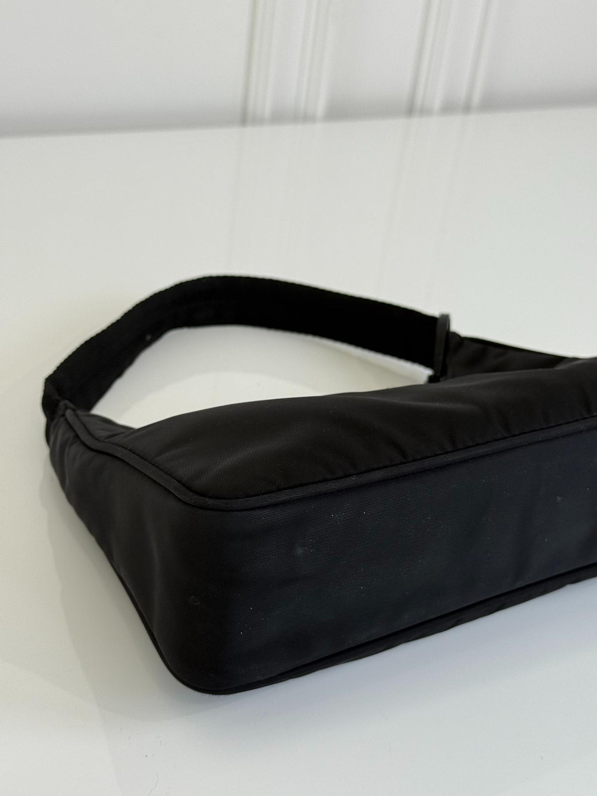 Prada Re-Edition 2000 Re-Nylon and Saffiano Black Pochette