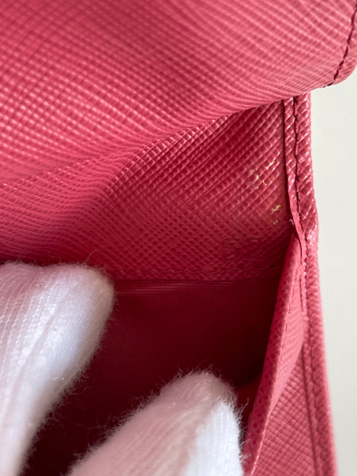 Prada Saffiano Metal Medium Pink Peonia Wallet