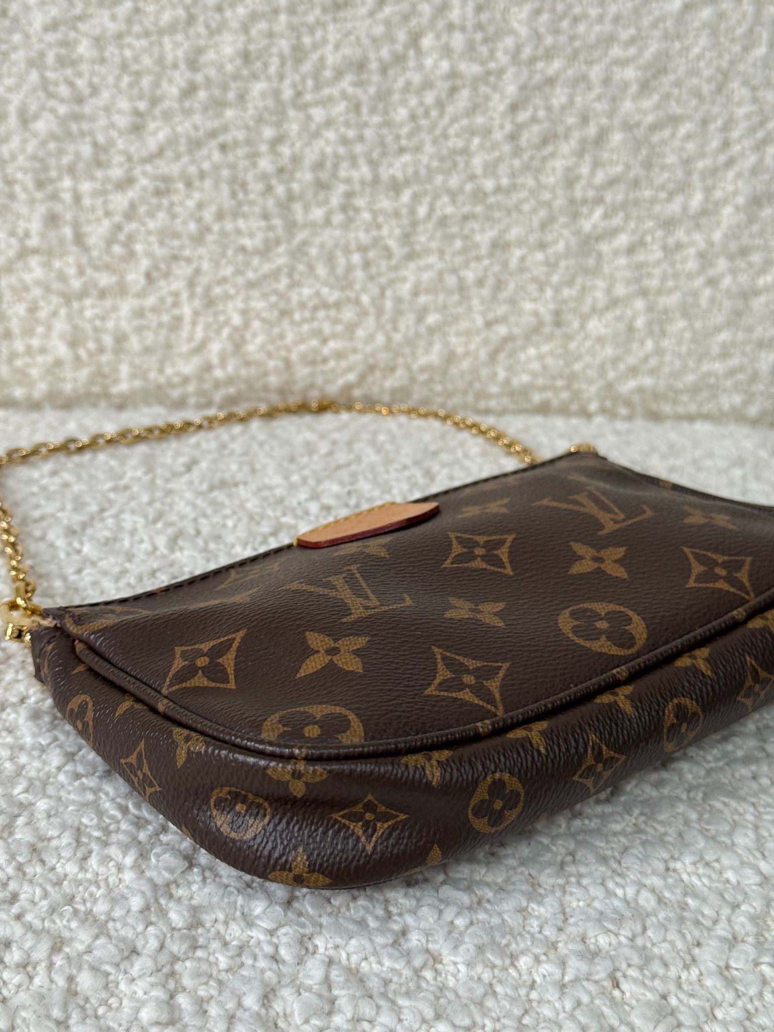 Louis Vuitton Multi Pochette Accessoires Khaki Strap Monogram Canvas