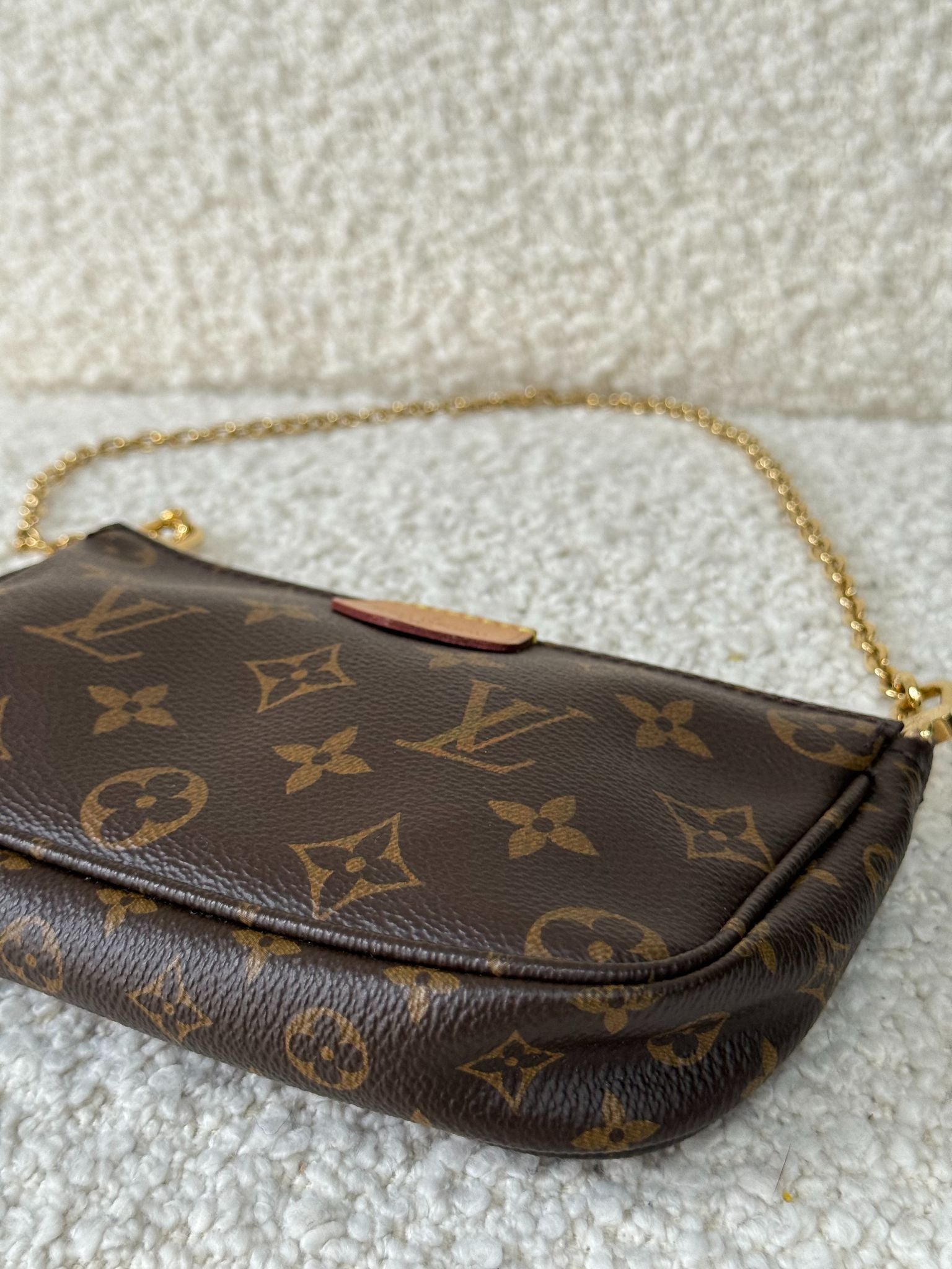 Louis Vuitton Multi Pochette Accessoires Khaki Strap Monogram Canvas