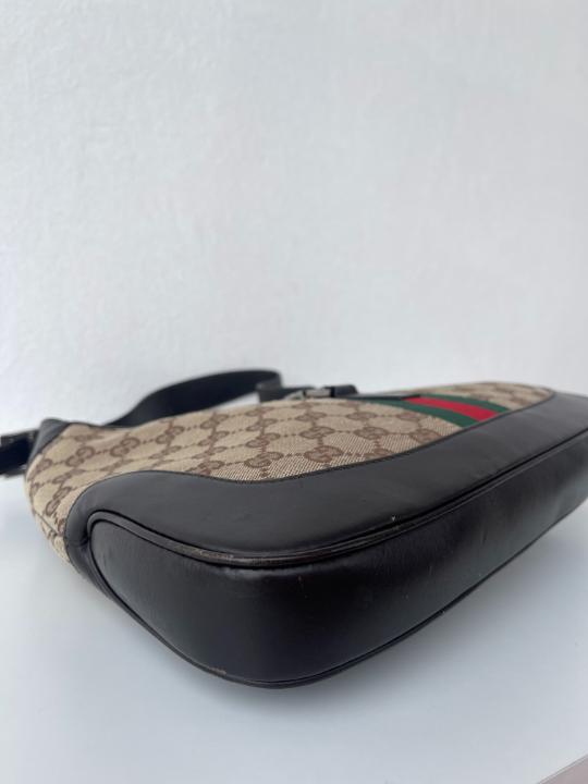 Gucci Jackie O Web Monogram Hobo Bag