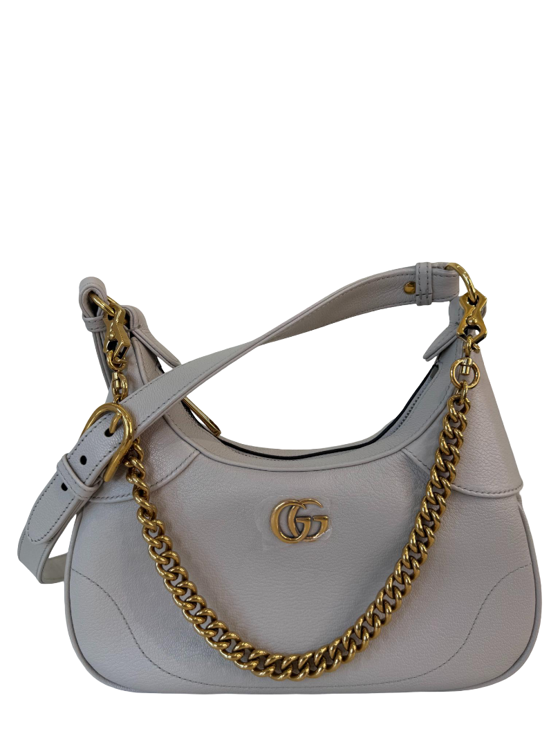Gucci Small Aphrodite Light Taupe Shoulder Bag