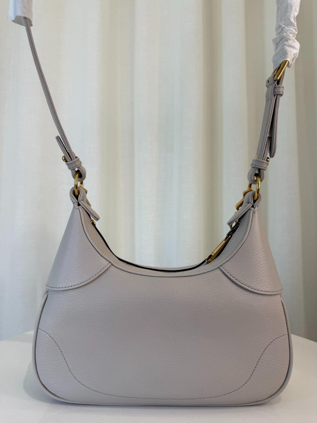 Gucci Small Aphrodite Light Taupe Shoulder Bag