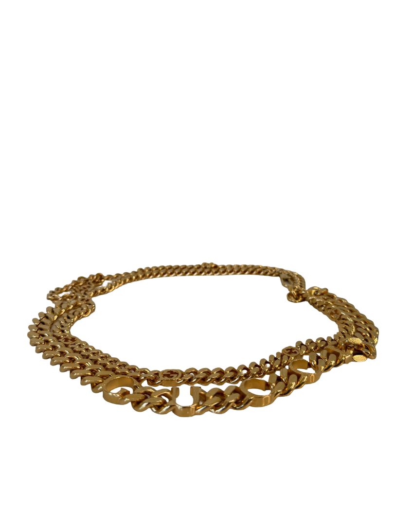 Gucci Chain Interlocking GG Charm Belt
