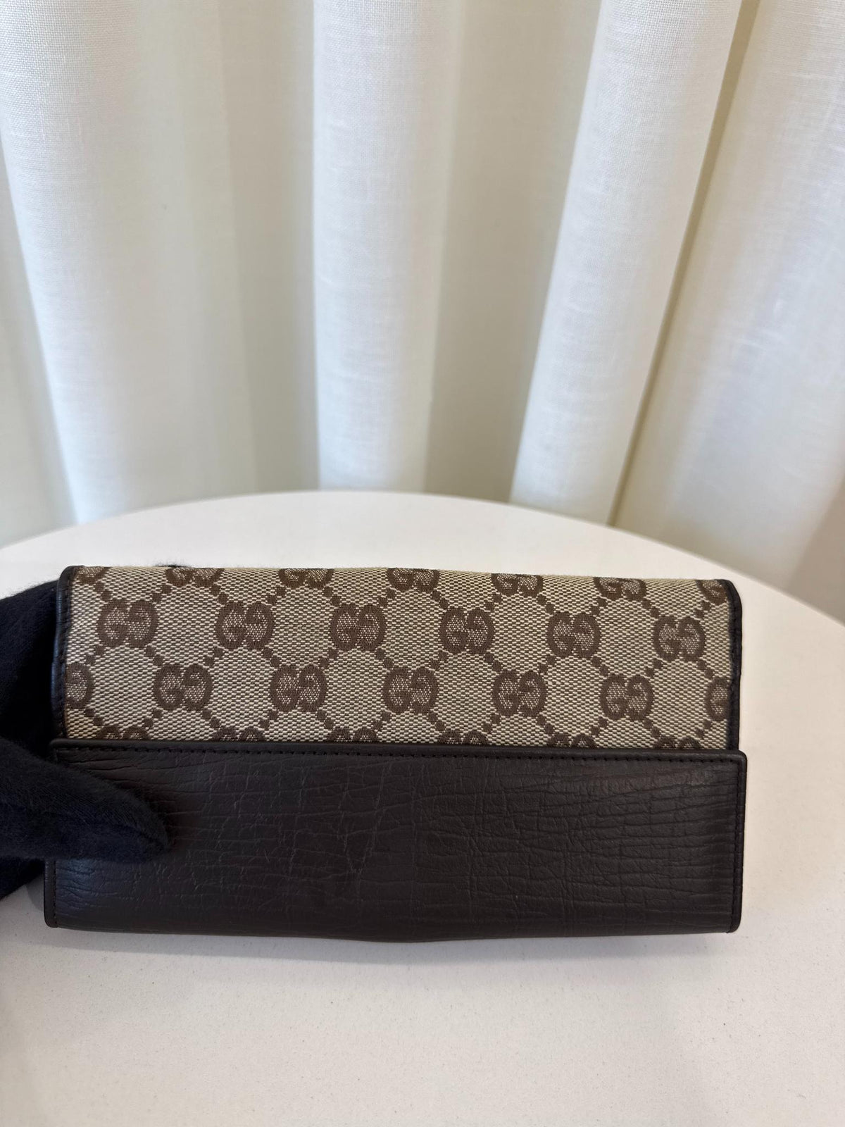 Gucci GG Canvas Jackie Continental Canvas Continental Wallet