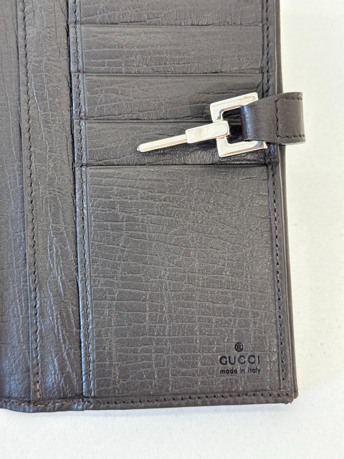 Gucci GG Canvas Jackie Continental Canvas Continental Wallet
