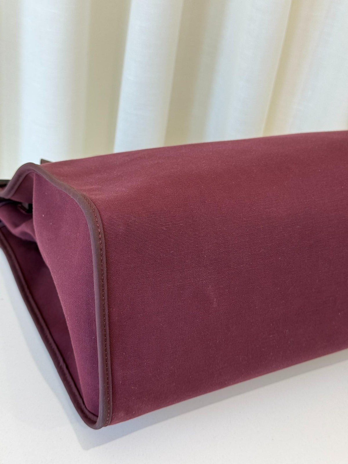 Hermès Herbag Zip 39 in Prune Militaire Canvas and Vache Hunter Leather