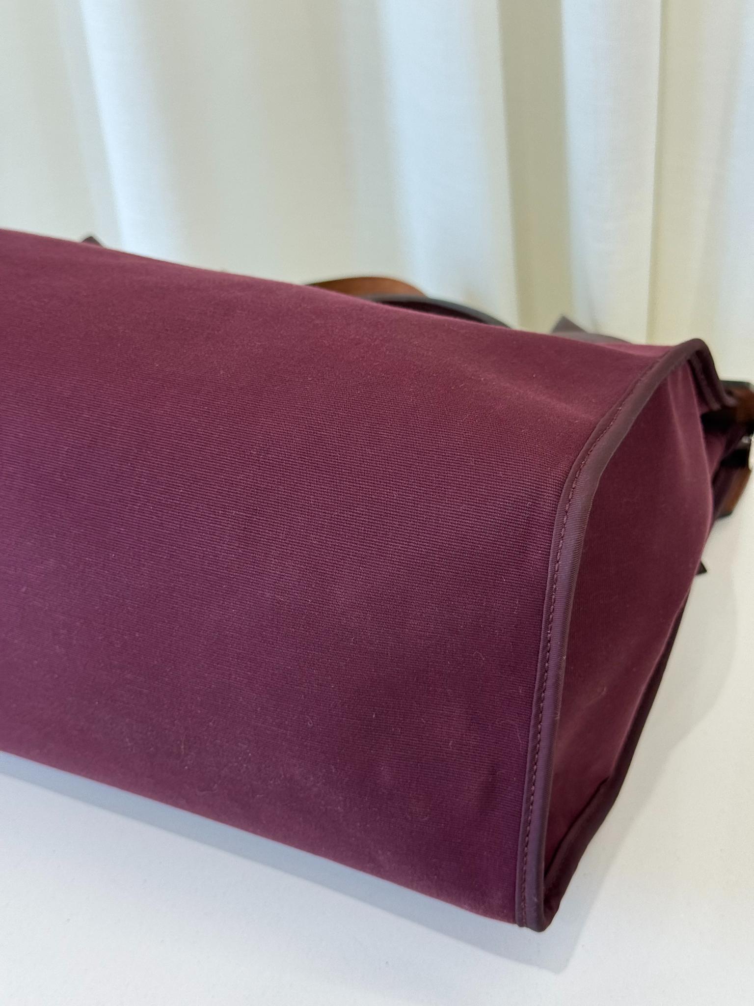 Hermès Herbag Zip 39 in Prune Militaire Canvas and Vache Hunter Leather