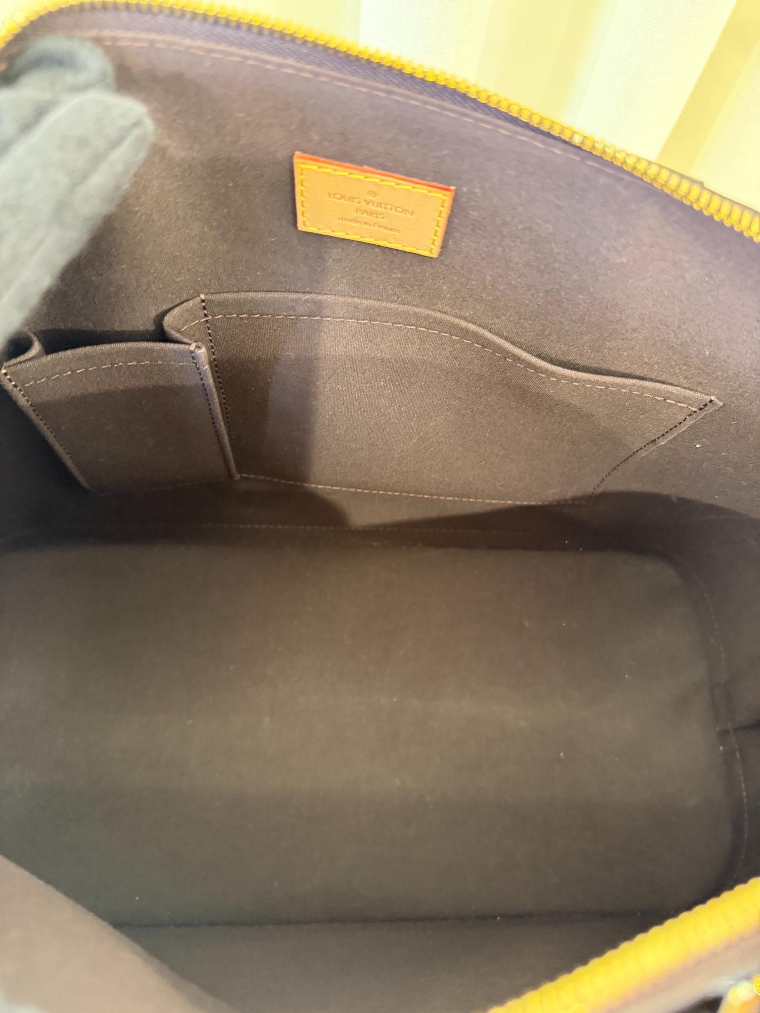 Louis Vuitton Alma GM Amarante Monogram Vernis Bag