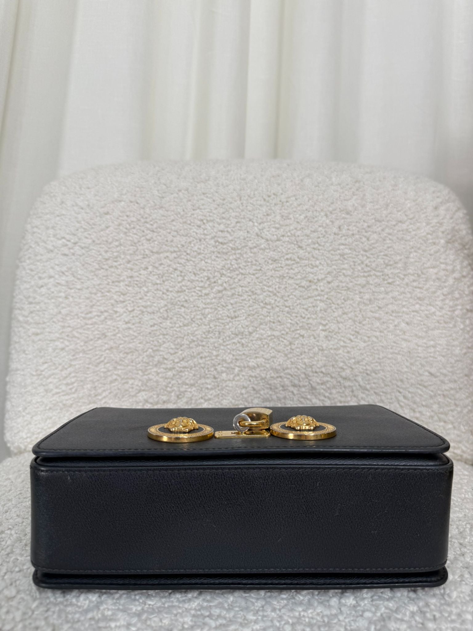 Versace La Medusa Tribute Small Leather Crossbody Bag