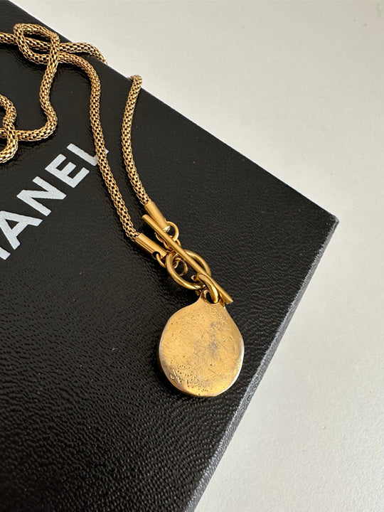 Chanel CC Logo Necklace