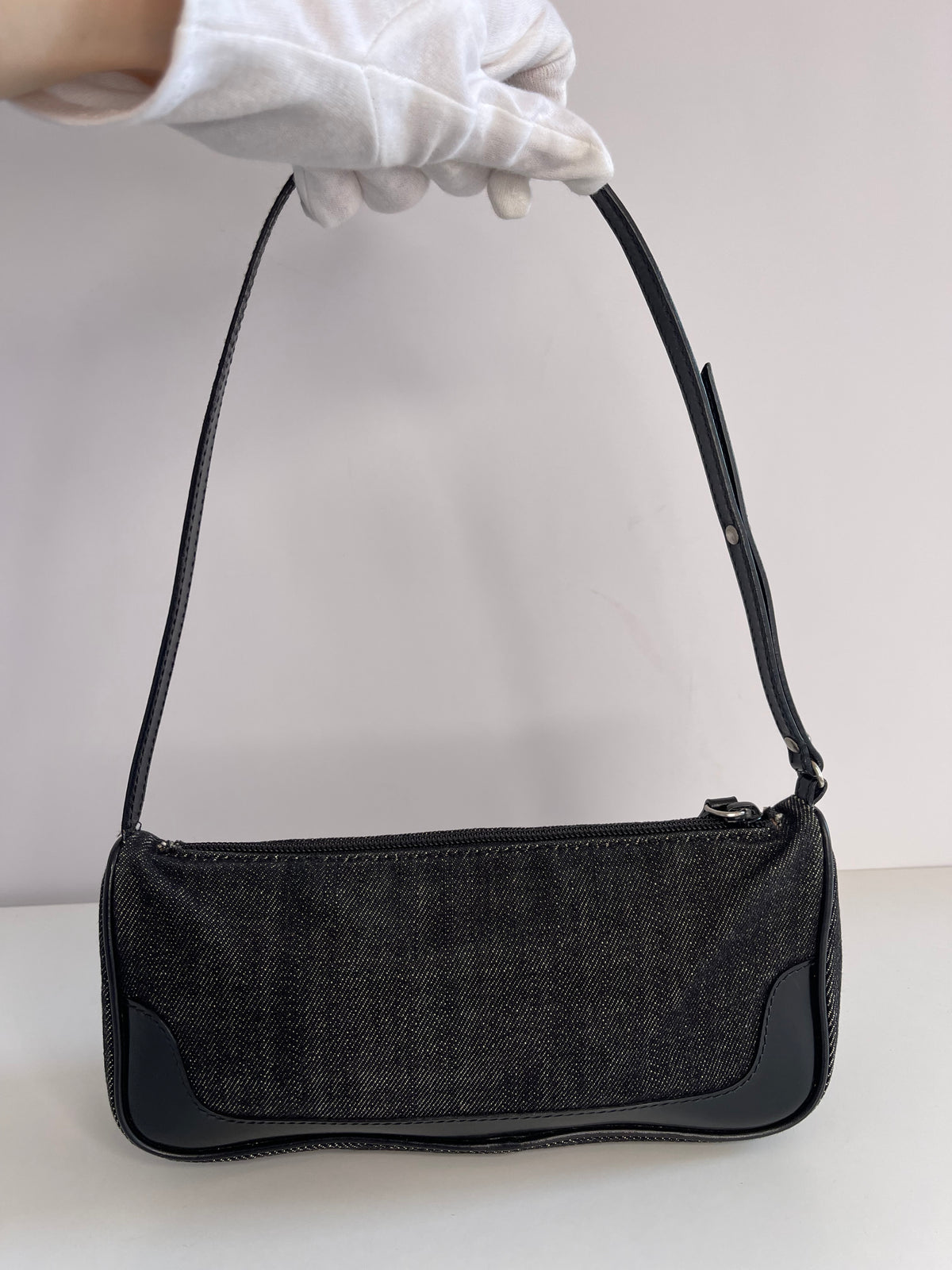 Dolce & Gabbana Black Denim Pochette
