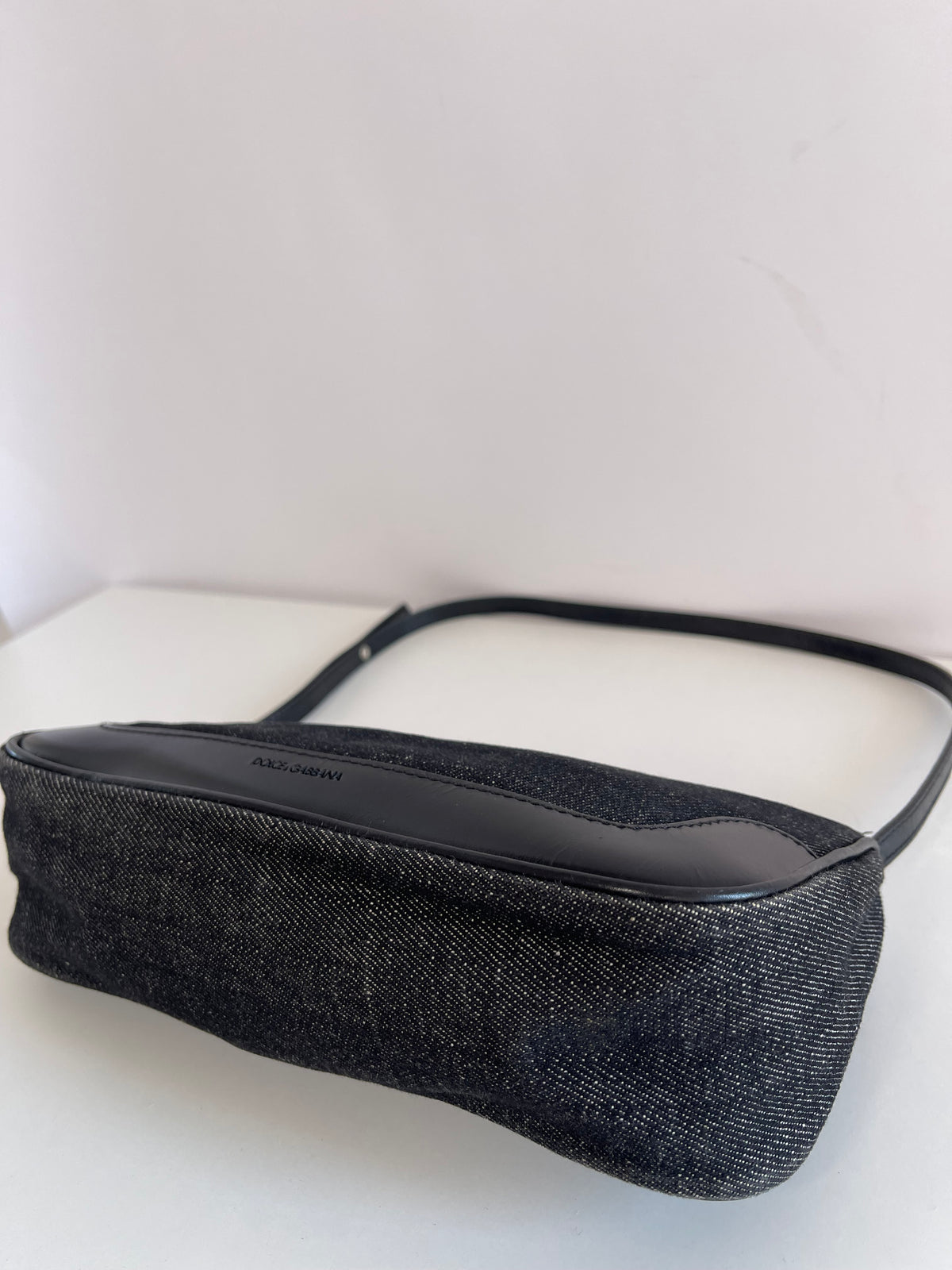 Dolce & Gabbana Black Denim Pochette