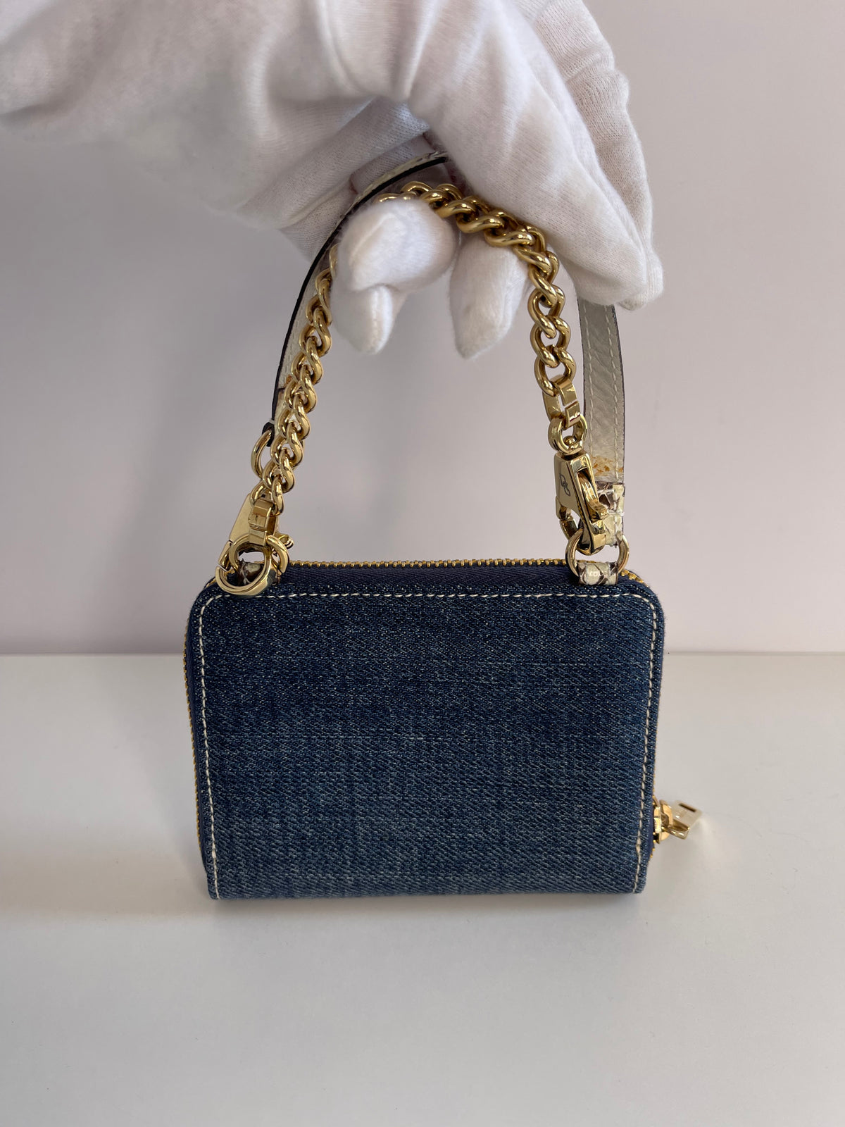 Dolce & Gabbana Vintage Wallet Denim