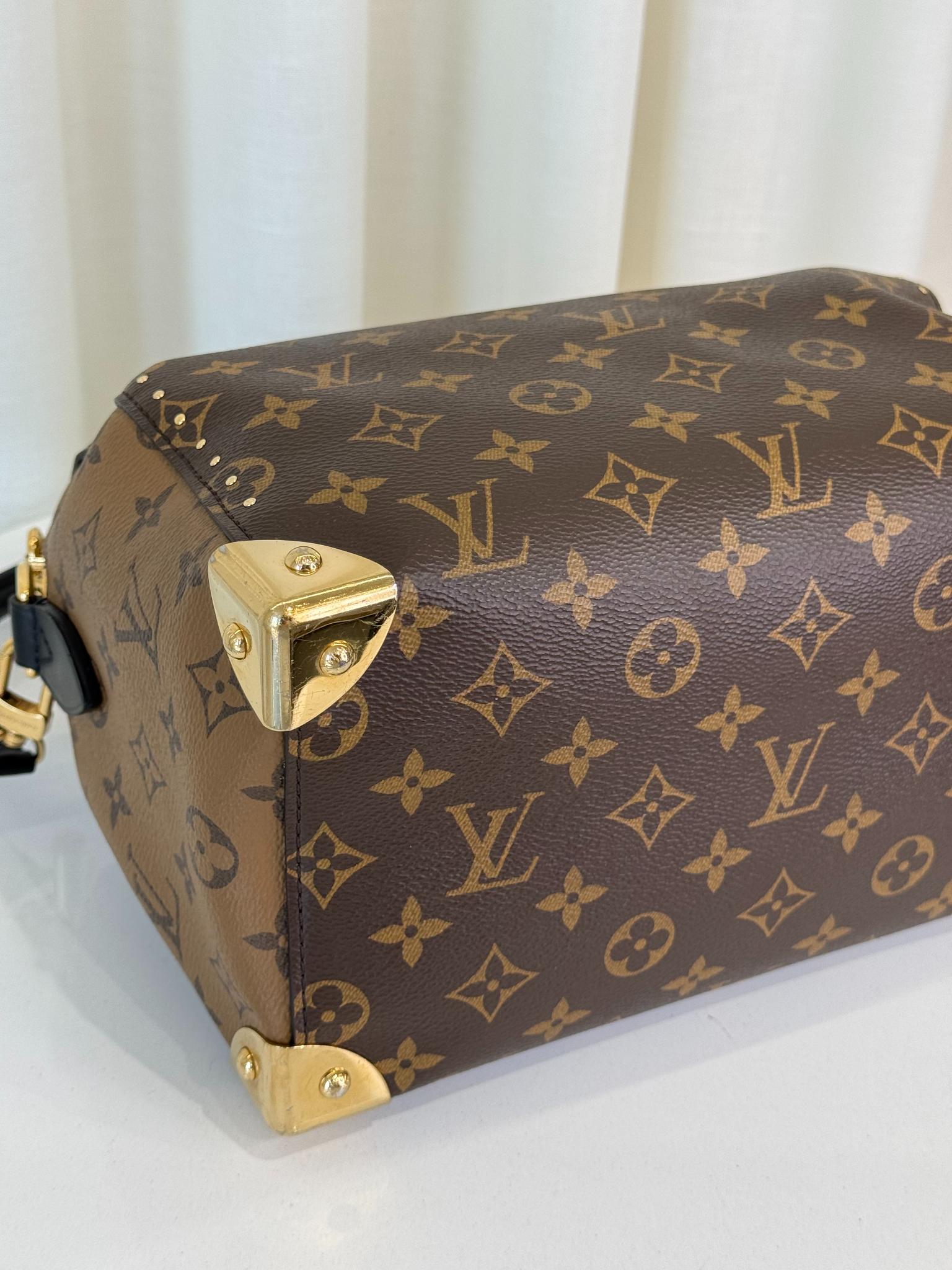 Louis Vuitton Speedy Trunk 25 Monogram Canvas
