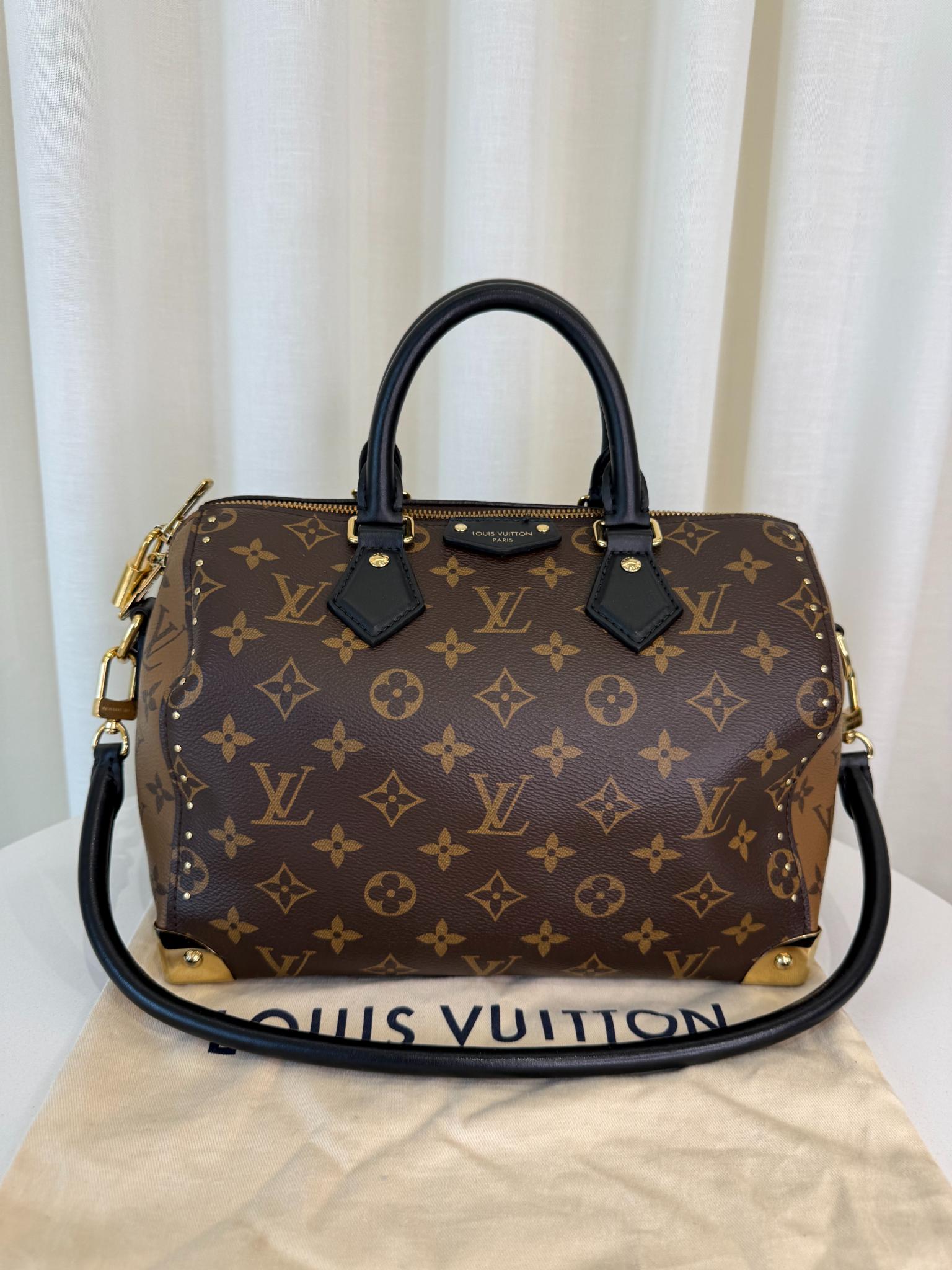 Louis Vuitton Speedy Trunk 25 Monogram Canvas